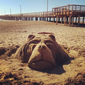 Bear_Sand Sculpture
